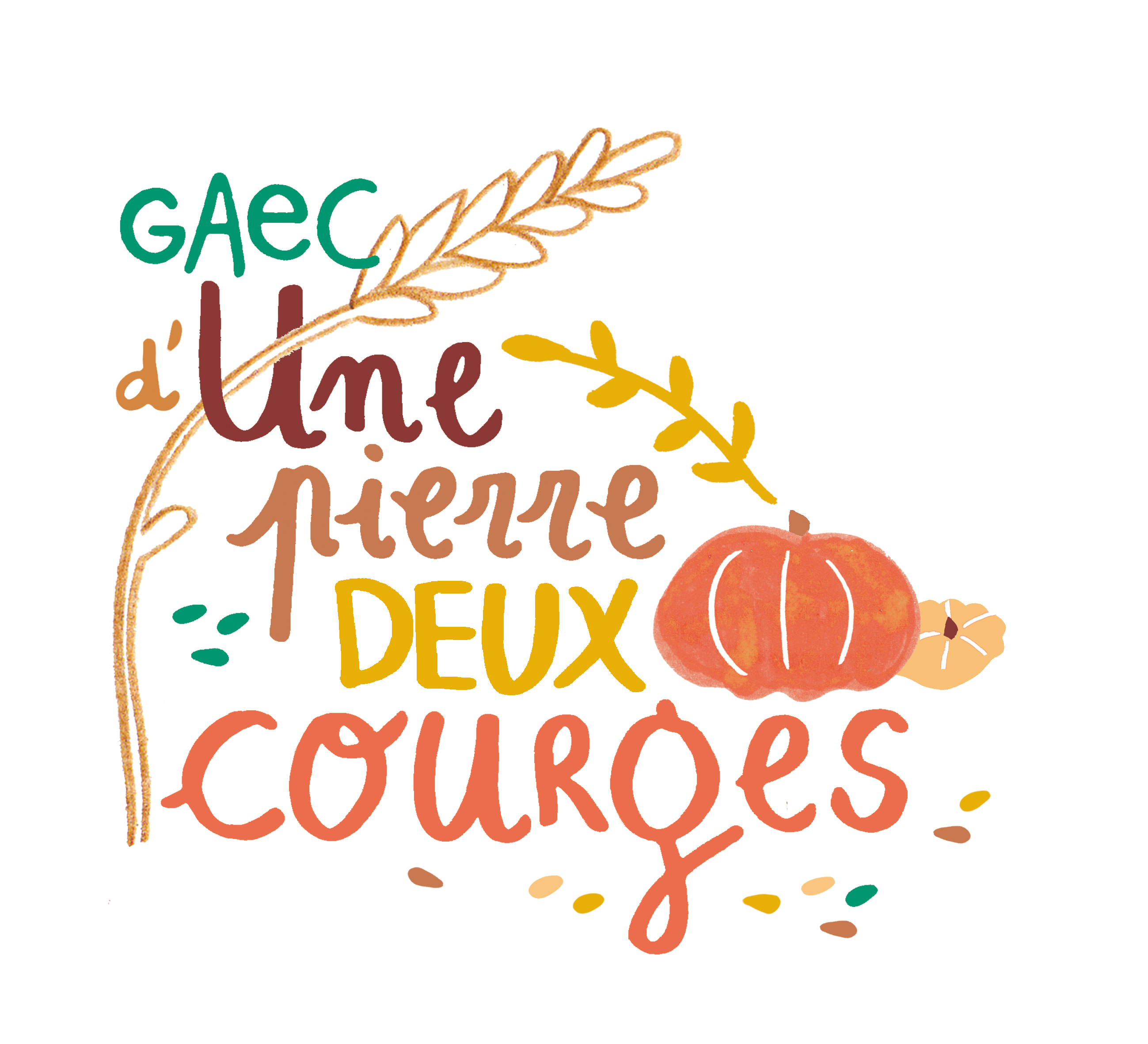 Logo GAEC D'Une Pierre Deux Courges